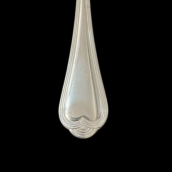 Pfaltzgraff Fairisle Cold Meat Serving Fork 8 1/4" Stainless 18/8 Retired Vntg - Picture 4 of 8